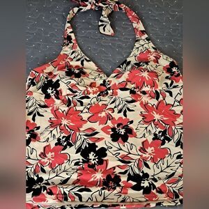 Catalina tankini swim top size large